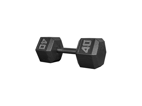 六角噴塑啞鈴40